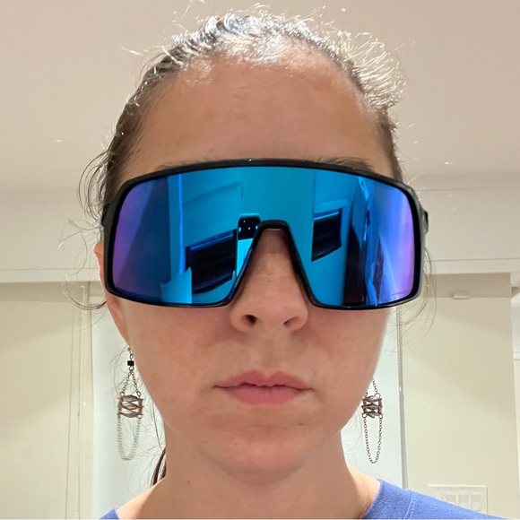Oakley Sutro Sunglasses- Polished Black/Prism Sapphire